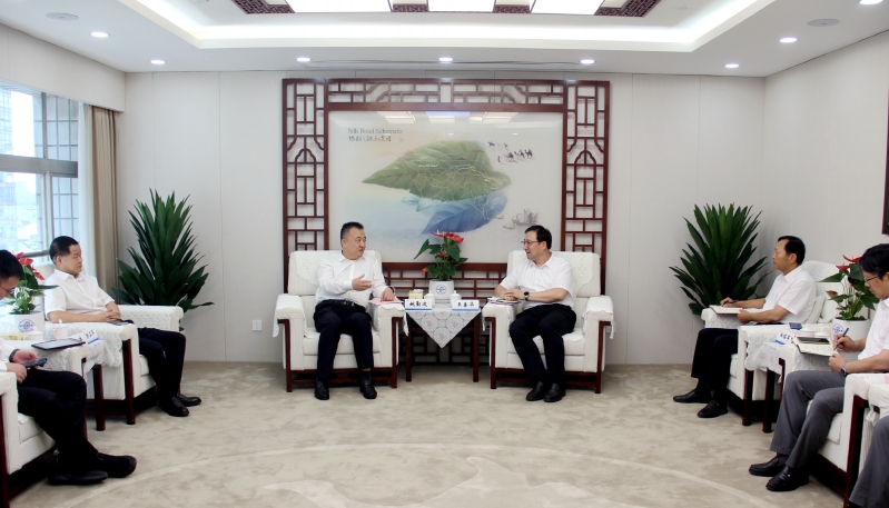 省贸促会与中建华东公司开展工作交流