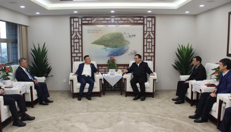 省贸促会领导会见泰国苏商总会主席陈柱一行