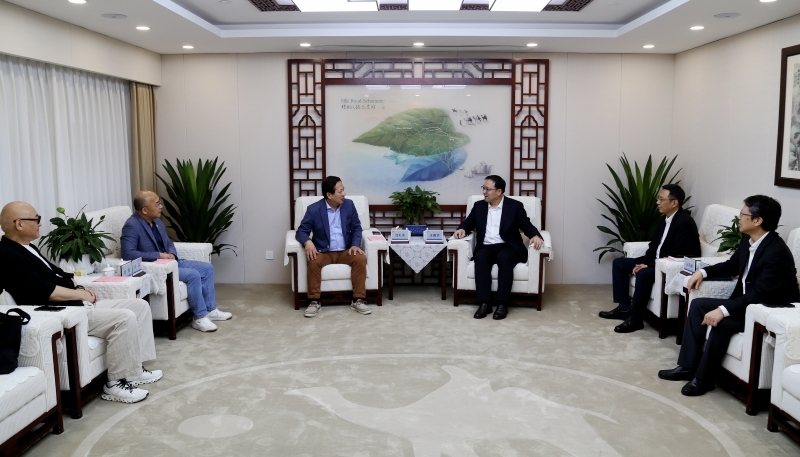 省贸促会领导会见荷兰江苏商会会长沈礼发一行